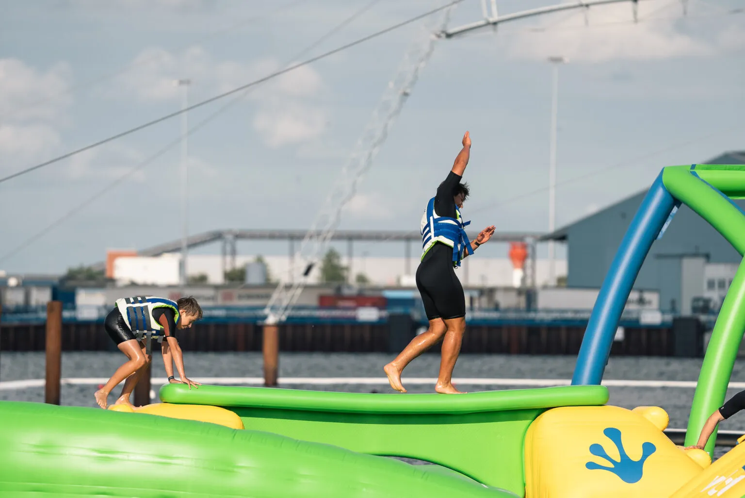 Aquapark: Menschen erleben Supieria